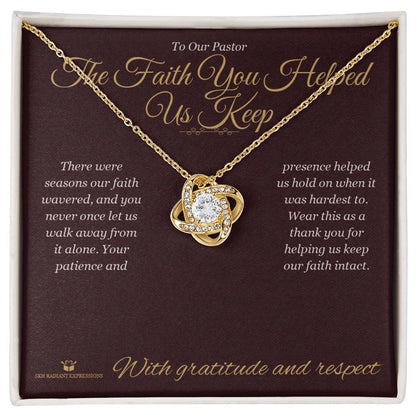 Meaningful gift for pastor - The Faith You Helped Us Keep