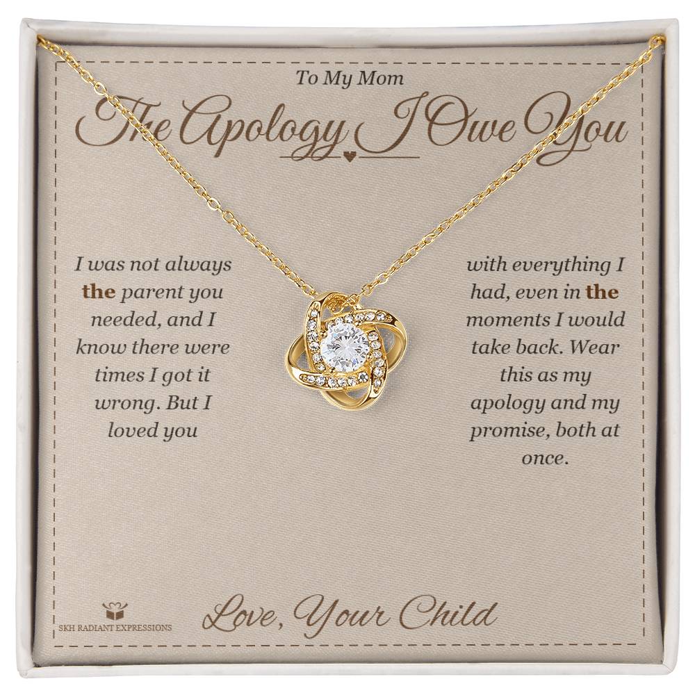 Meaningful gift for mom - The Apology I Owe You
