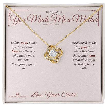 Meaningful gift for mom - You Made Me a Mother
