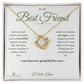Some People Arrive - Love Knot Necklace for Best Friend