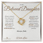Braver Than You Believe - Love Knot Necklace for Daughter