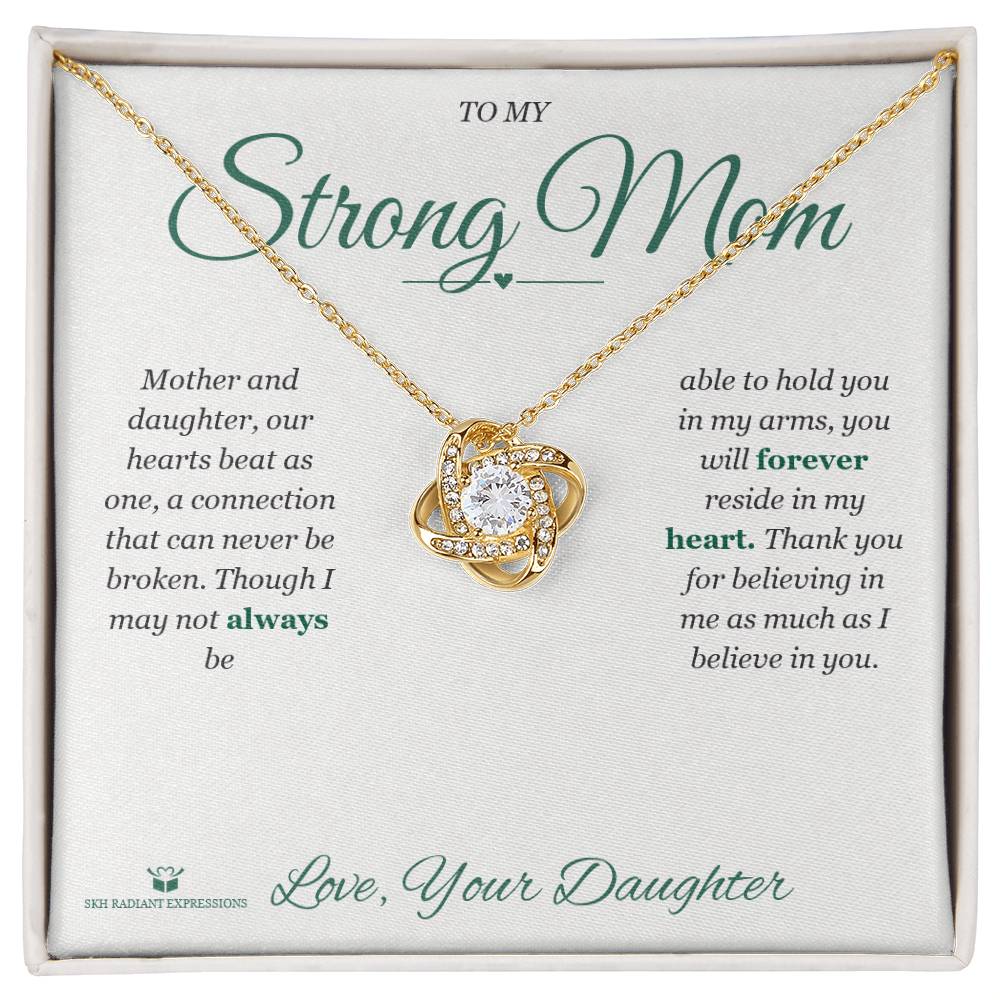 Hearts as One - Love Knot Necklace for Mom