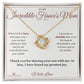 The Man You Raised - Love Knot Necklace for Fiancee's Mom