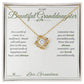 Be a Sunflower - Love Knot Necklace for Granddaughter