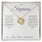 Braver Than You Believe - Love Knot Necklace for Stepmom
