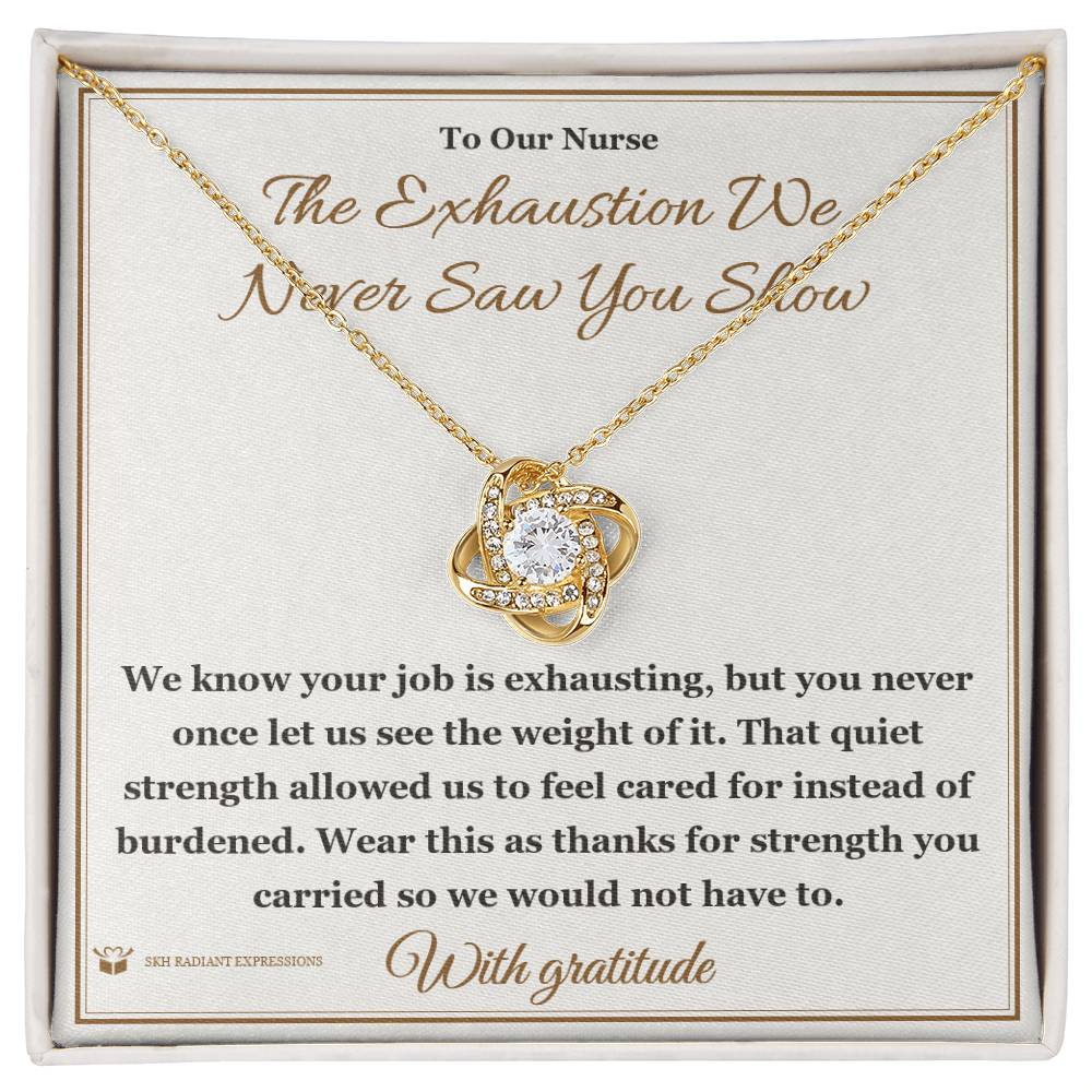 Sentimental nurse gift, not generic