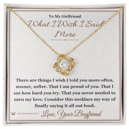 What does a Love Knot Necklace mean - gift for girlfriend
