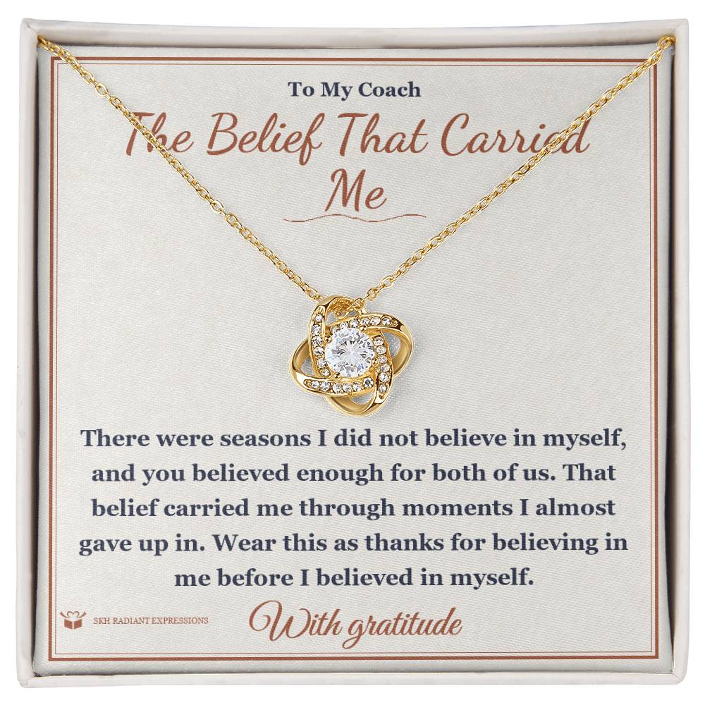Sentimental coach gift, not generic