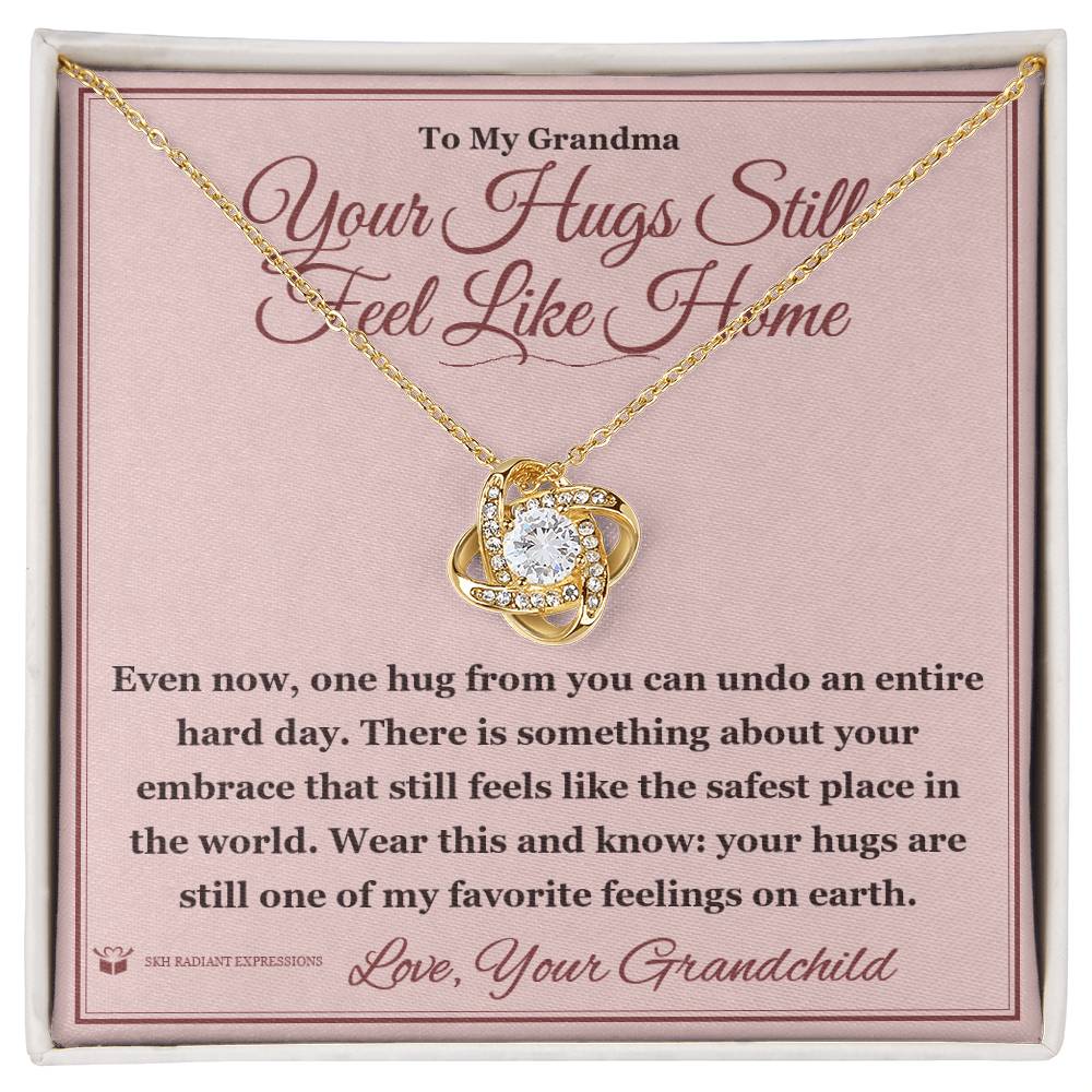 What does a Love Knot Necklace mean - gift for grandmother
