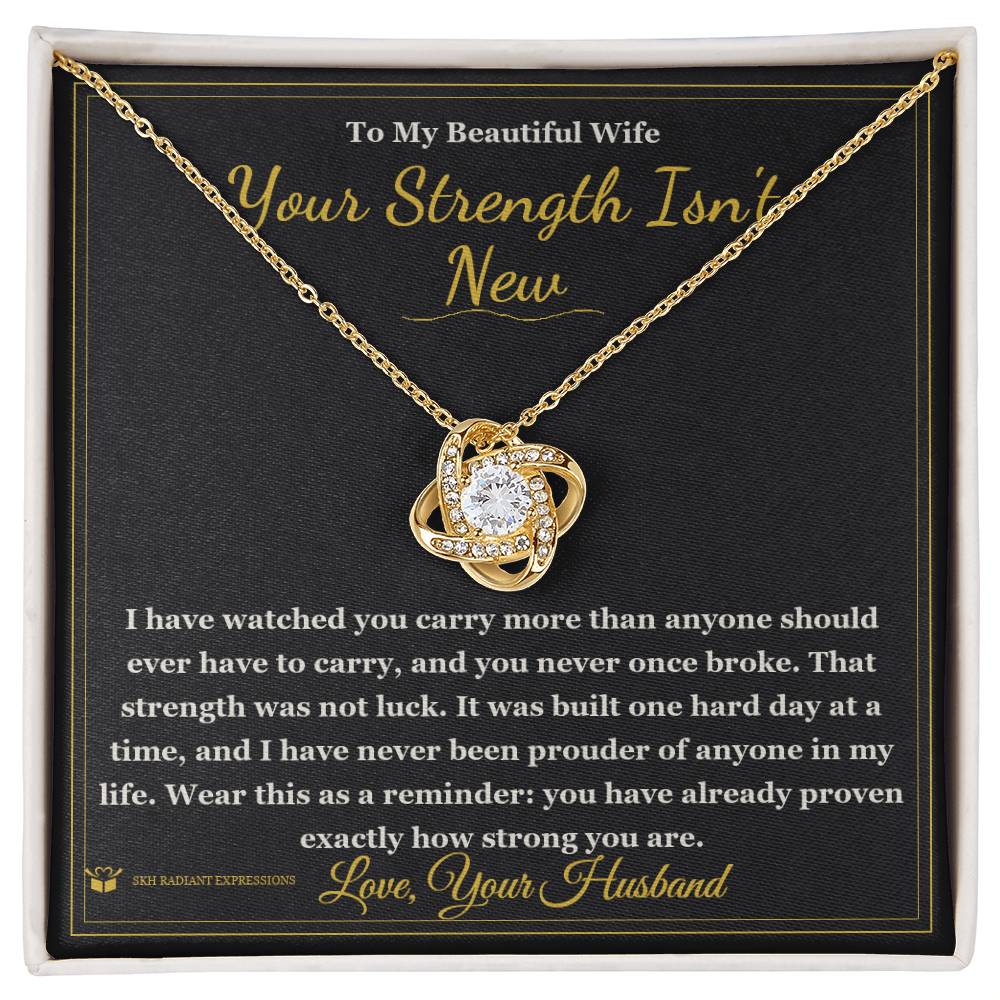 Meaningful gift for wife - Your Strength Isn't New