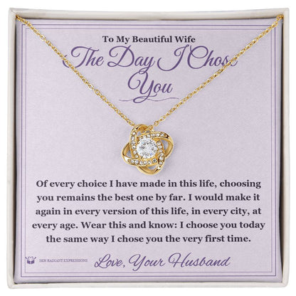 Meaningful gift for wife - The Day I Chose You