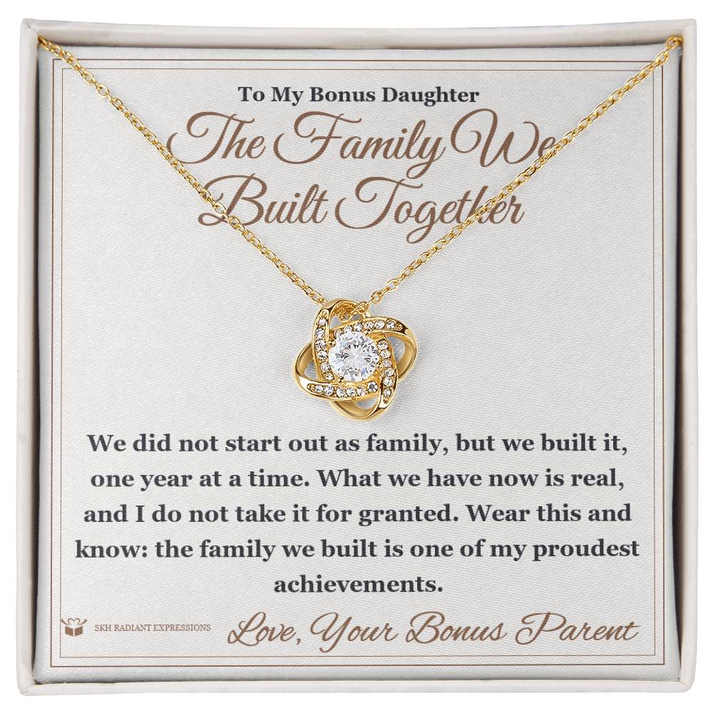 Sentimental stepdaughter gift, not generic