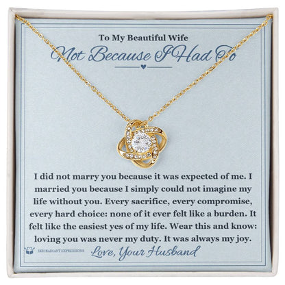 Sentimental wife gift, not generic