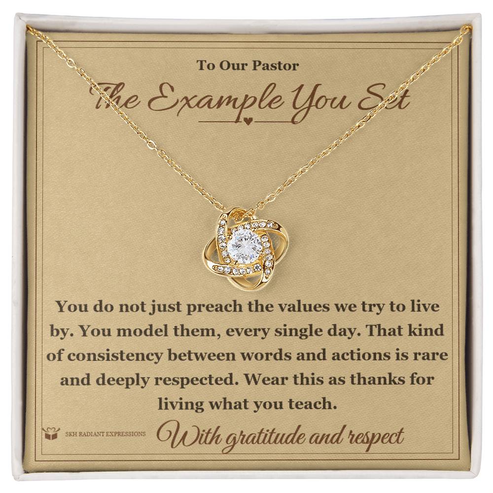 Sentimental pastor gift, not generic