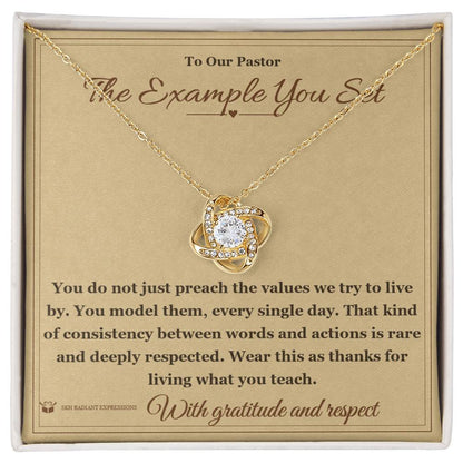 Sentimental pastor gift, not generic