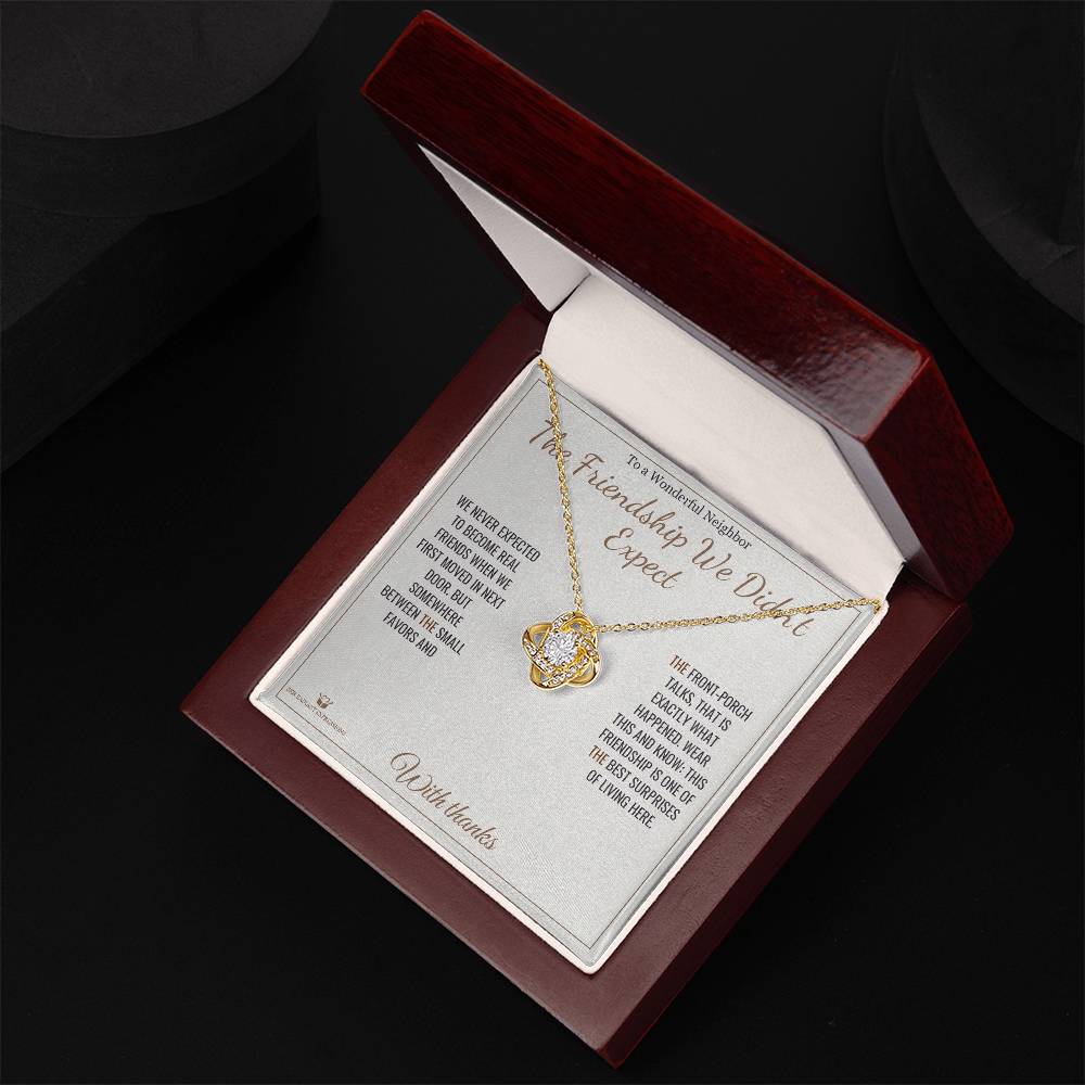 Love Knot Necklace - The Friendship We Didn't Expect