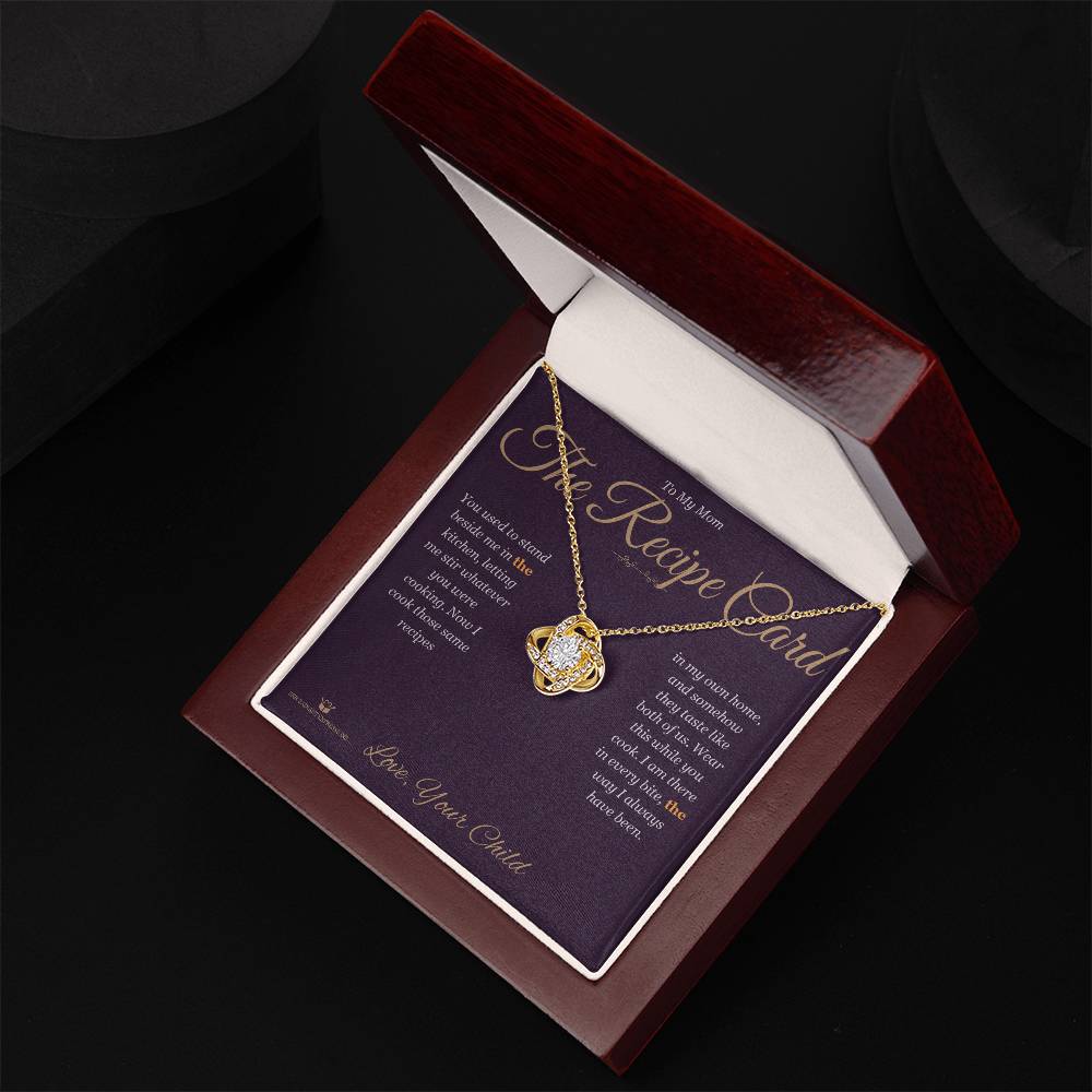 Love Knot Necklace - The Recipe Card
