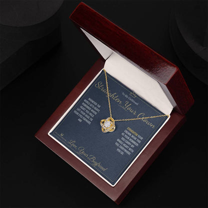 Love Knot Necklace - Straighten Your Crown