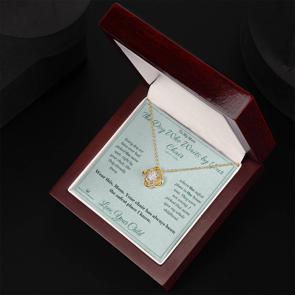 Love Knot Necklace - The Dog Who Waits by Your Chair