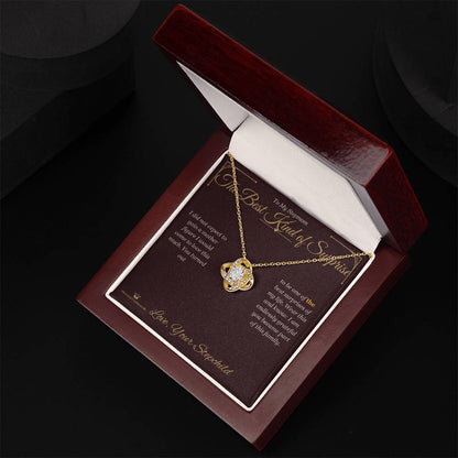 Love Knot Necklace - The Best Kind of Surprise