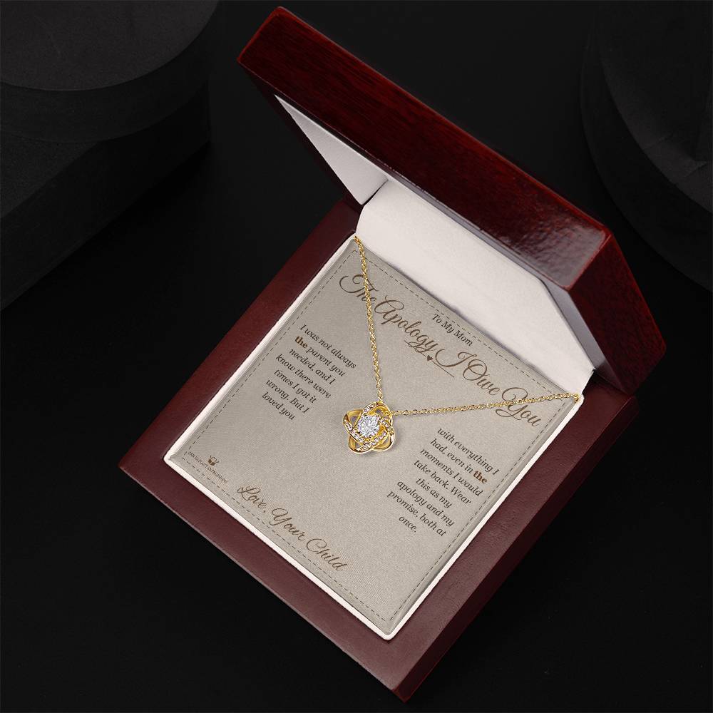 Love Knot Necklace - The Apology I Owe You