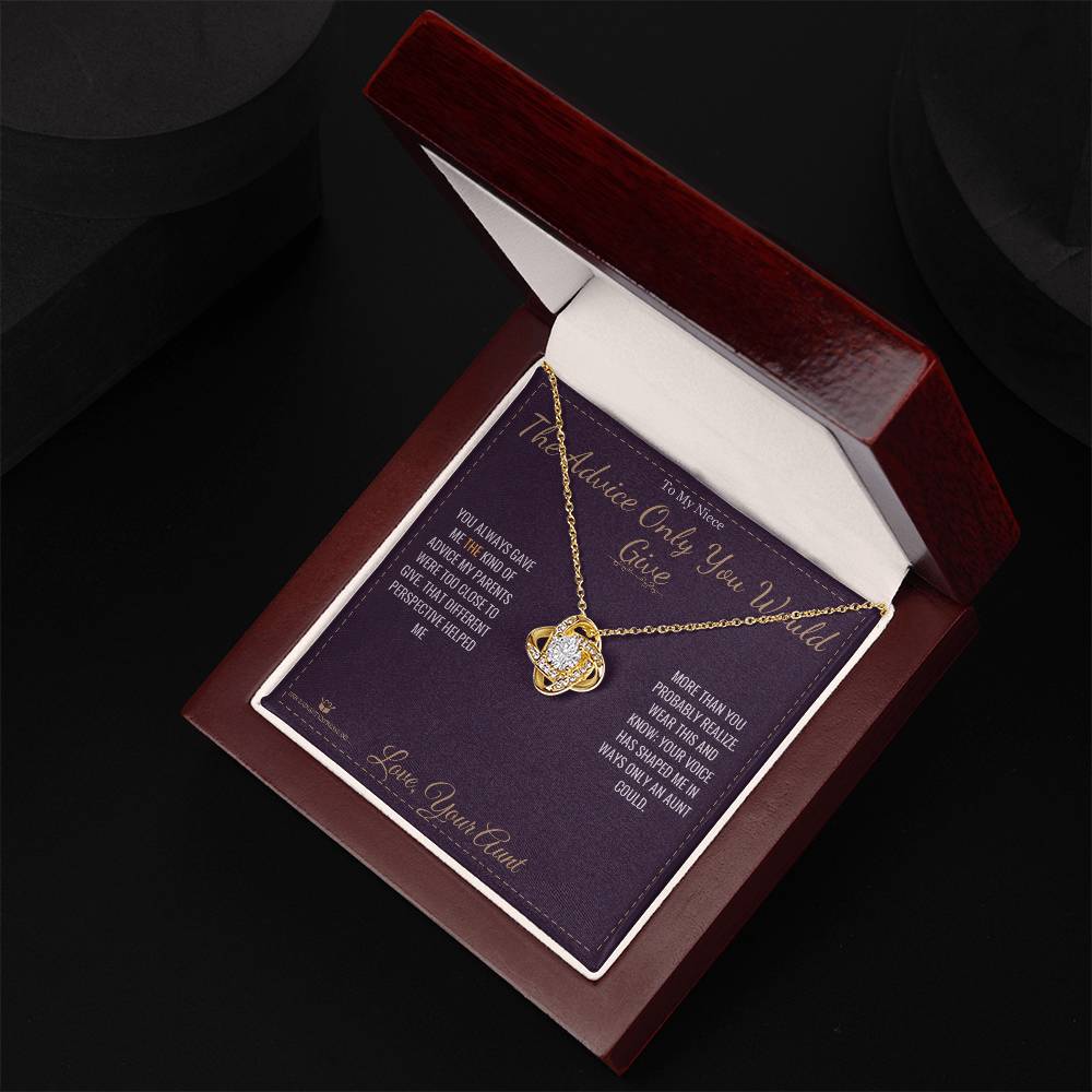 Love Knot Necklace - The Advice Only You Would Give