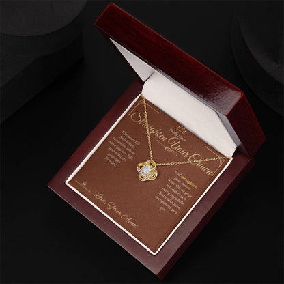 Love Knot Necklace - Straighten Your Crown