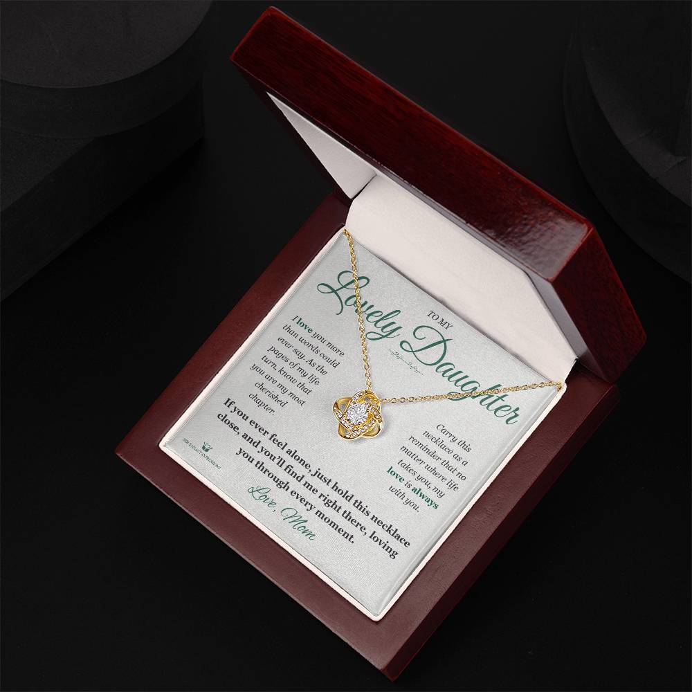 Love Knot Necklace - My Most Cherished Chapter