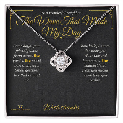 Sentimental neighbor gift, not generic