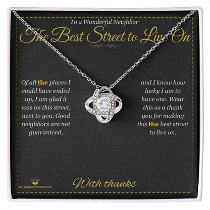 Sentimental neighbor gift, not generic