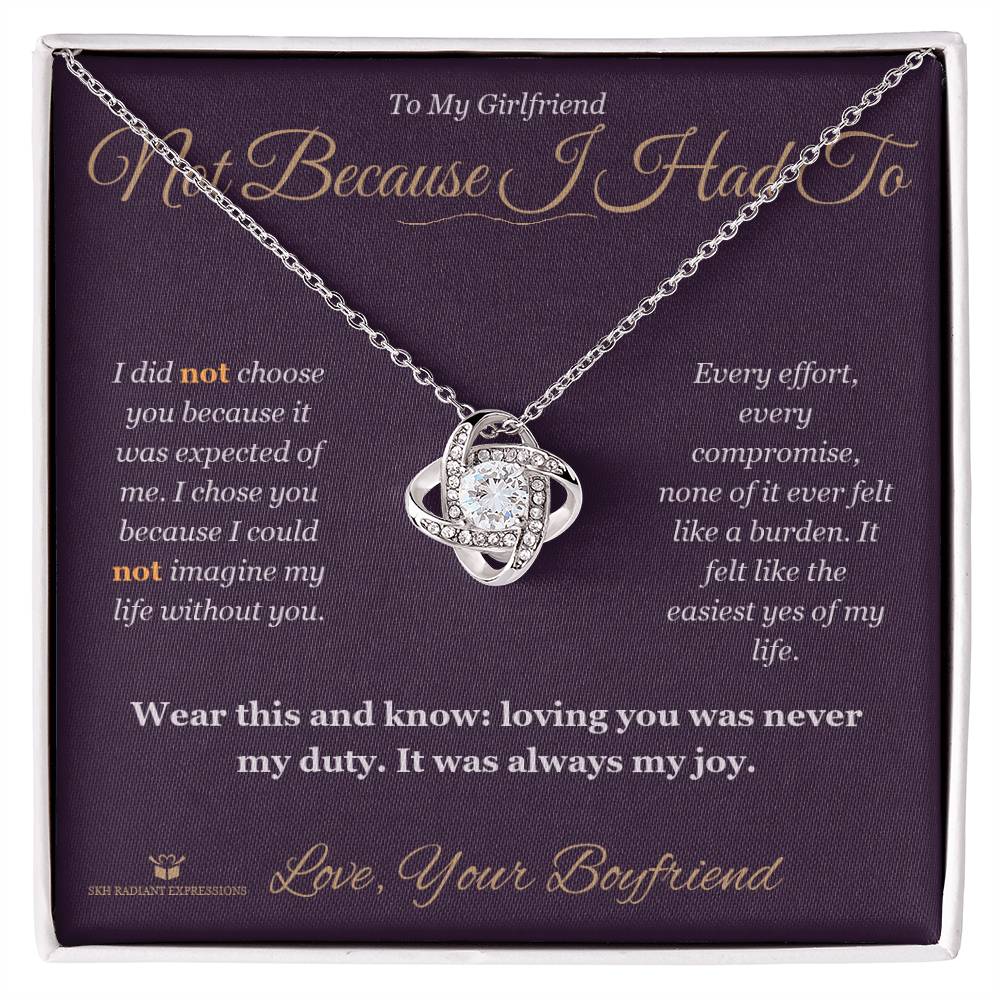 Sentimental girlfriend gift, not generic