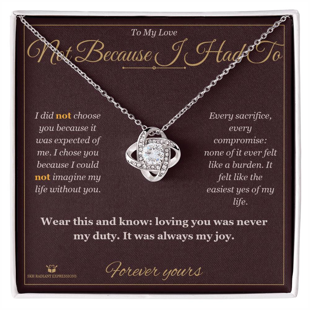 Sentimental partner gift, not generic