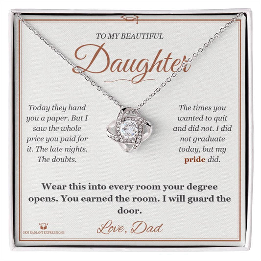 The Tassel - Love Knot Necklace for Daughter