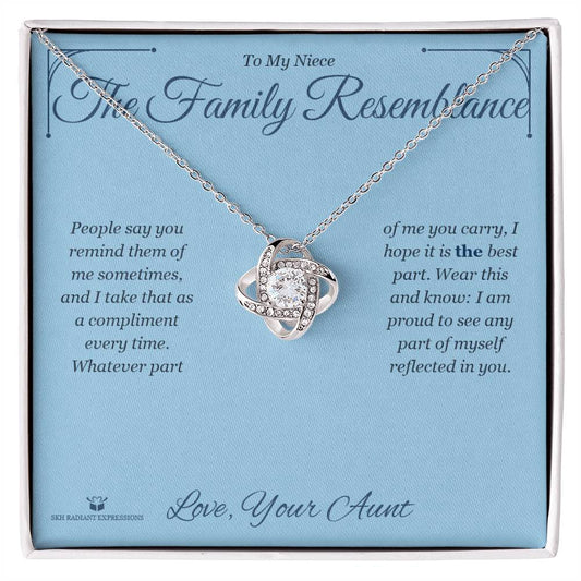 The Family Resemblance - Love Knot Necklace for Niece