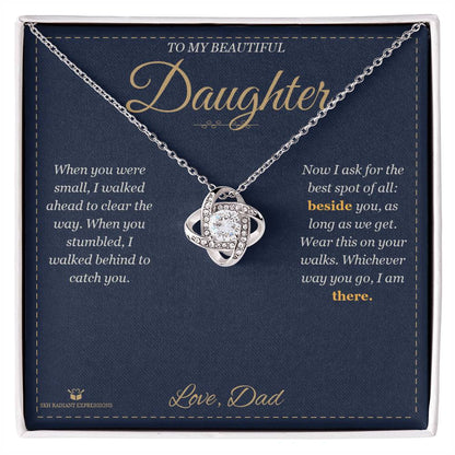 Meaningful gift for daughter - Beside You, Not Behind