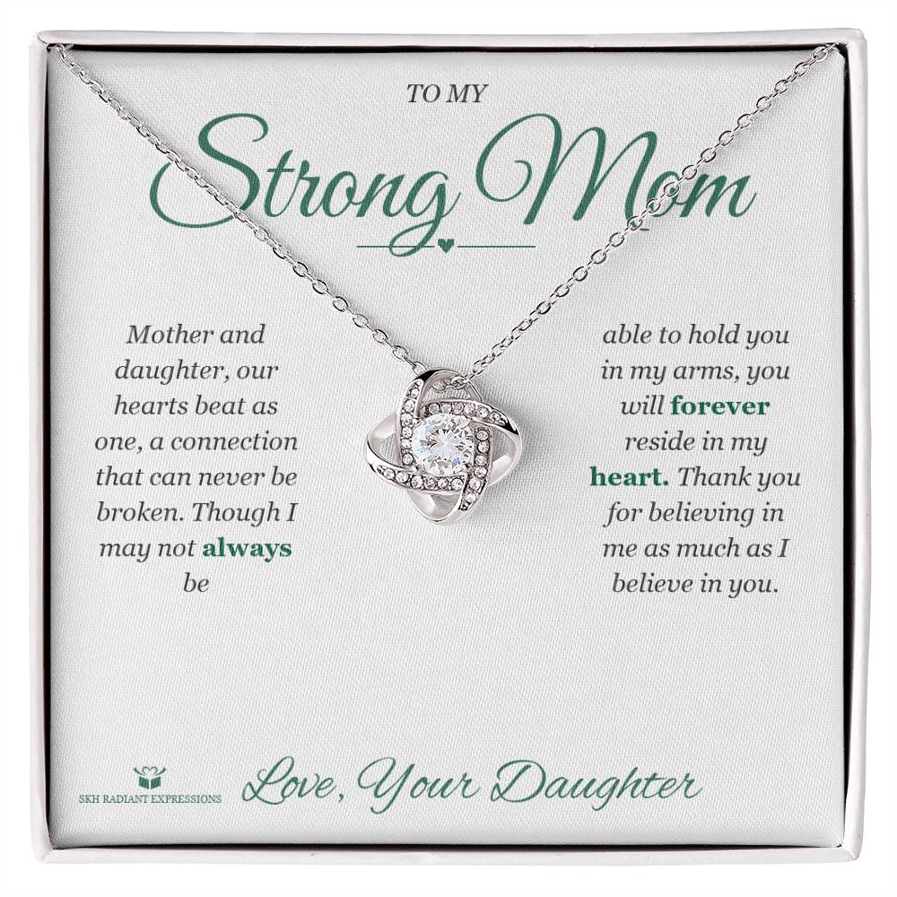 Hearts as One - Love Knot Necklace for Mom