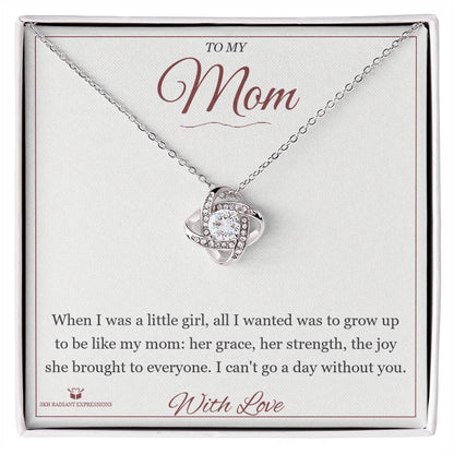 What does a Love Knot Necklace mean - gift for mom
