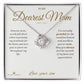 Words Fall Short - Love Knot Necklace for Mom