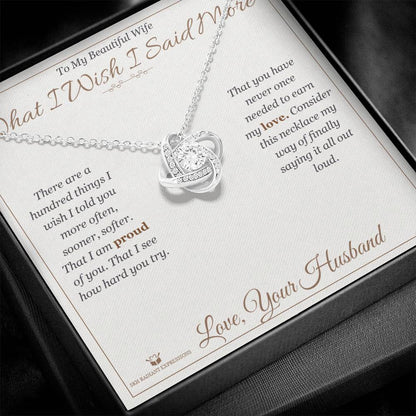 Meaningful gift for wife - What I Wish I Said More