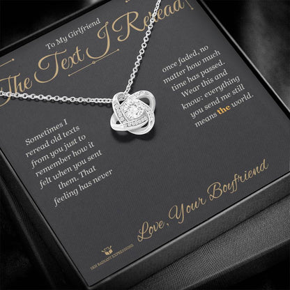 Sentimental girlfriend gift, not generic