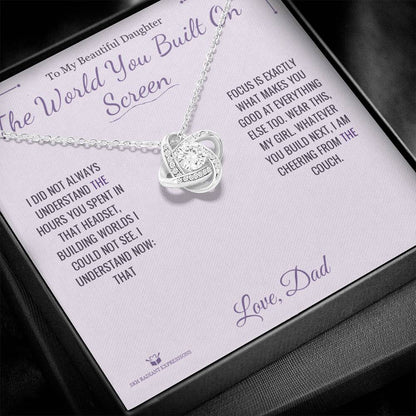 Meaningful gift for daughter - The World You Built On Screen