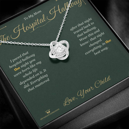 The Hospital Hallway - Love Knot Necklace for Mom