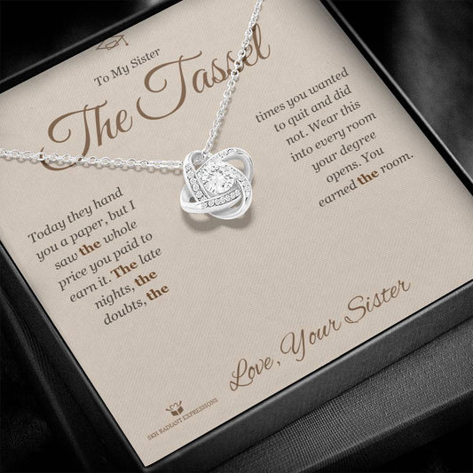 The Tassel - Love Knot Necklace for Sister