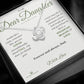 Radiating Love - Love Knot Necklace for Daughter