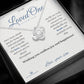 Dear Mom - Love Knot Necklace for Daughter