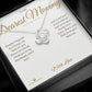 Love, Kisses, and Kicks - Love Knot Necklace for Mommy