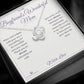 The Woman You Raised - Love Knot Necklace for Boyfriend's Mom