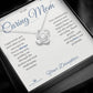 My Rock and Guide - Love Knot Necklace for Mom