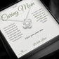 Personalized Love Knot Necklace for mom