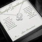 Be a Sunflower - Love Knot Necklace for Granddaughter